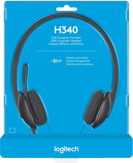 LOGITECH H340 USB HEADSET (BLACK)