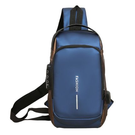 Premium Waterproof Anti-Theft Crossbody Bag-Blue