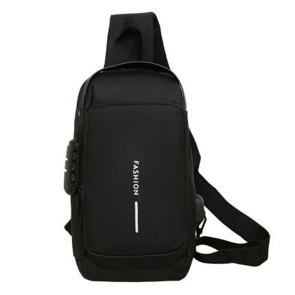 Premium Waterproof Anti-Theft Crossbody Bag-Black